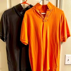 J Crew 2 Vintage Polo Bundle Mens Large